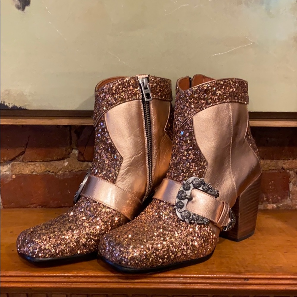 Coach glitter boots